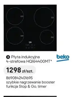 Castorama Płyta indukcyjna 4-strefowa Beko HQI64400MT oferta