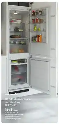 Castorama Lodówkozamrażarka do zabudowy GoodHome GH 70/30 oferta