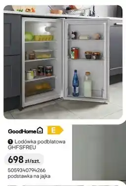 Castorama Lodówka podblatowa GoodHome GHFSFREU podstawka na jajka oferta