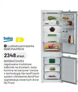 Castorama Lodówkozamrażarka beko B5BCNA295HS oferta