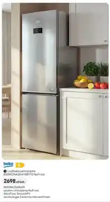 Castorama Lodówkozamrażarka Beko B3XRCNA364HXB FS NoFrost oferta