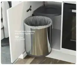 Castorama Okrągły kosz szafkowy wysuwany Vigote 13l śr. 29cm oferta