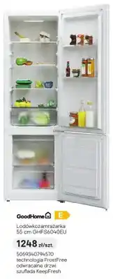 Castorama Lodówkozamrażarka GoodHome 55cm GHFS6040EU oferta