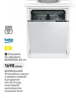 Castorama Zmywarka do zabudowy Beko BDIN25324 60cm oferta
