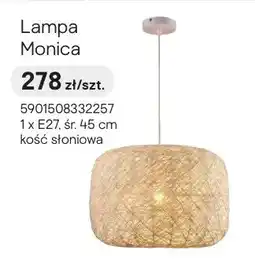Castorama Lampa Monica 1 x E27 śr. 45cm kość słoniowa oferta