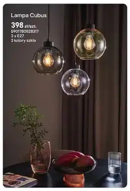 Castorama Lampa Cubus 3 x E27 oferta