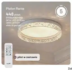 Castorama Plafon Rante 58W LED 3190lm 3000-6000 K efekt kryształu oferta