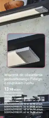 Castorama Włącznik do oświetlenia podszafkowego Fidalgo z czujnikiem ruchu oferta
