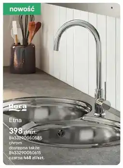 Castorama Bateria kuchenna Roca Etna chrom oferta