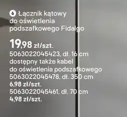 Castorama Łącznik kątowy do oświetlenia podszafkowego GoodHome Fidalgo dł. 16cm oferta
