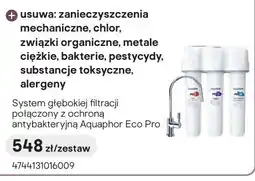Castorama System głębokiej filtracji połączony z ochroną antybakteryjną Aquaphor Eco Pro oferta