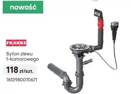 Castorama Syfon zlewu 1-komorowego FRANKE oferta