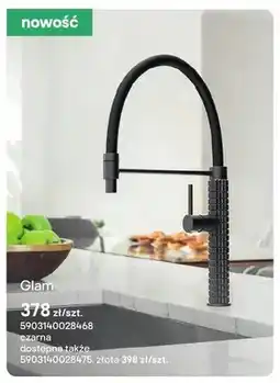 Castorama Bateria kuchenna Glam złota oferta
