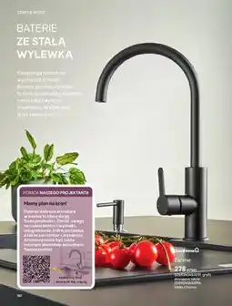 Castorama Bateria ze stałą wylewką GoodHome Zanthe grafit oferta