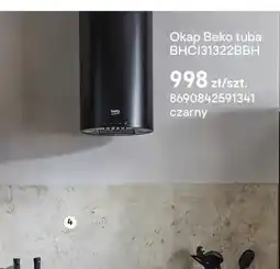 Castorama Okap Beko tuba BHCI31322BBH czarny oferta