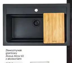 Castorama Zlewozmywak granitowy Alveus Atrox 40 z akcesoriami czarny oferta