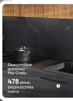Castorama Zlewozmywak granitowy Milo Crabo czarny oferta