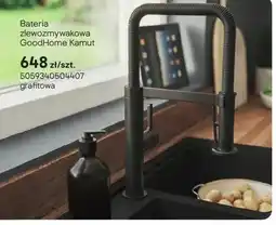 Castorama Bateria zlewozmywakowa GoodHome Kamut grafitowa oferta