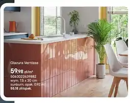 Castorama Glazura Vernisse sunburn wym. 7,5x30cm oferta