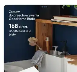 Castorama Zestaw do przechowywania GoodHome Budu biały oferta