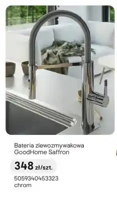 Castorama Bateria zlewozmywakowa GoodHome Saffron chrom oferta