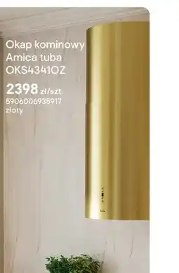 Castorama Okap kominowy Amica tuba OKS4341OZ złoty oferta