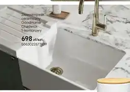 Castorama Zlewozmywak ceramiczny GoodHome Chadwick 1-komorowy oferta