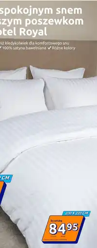 Action Poszwa na kołdrę Hotel Royal 200 x 220 cm oferta