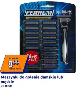 Action Ferrum Maszynki do golenia męskie 21 sztuk oferta