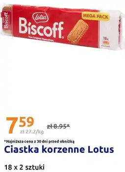 Action Ciastka korzenne Lotus Biscoff oferta