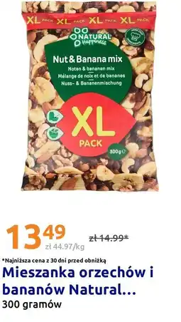 Action Mieszanka orzechów i bananów Natural Happiness XL Pack oferta