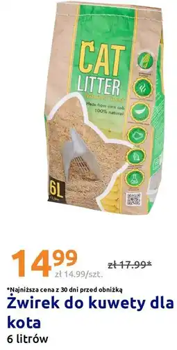 Action Żwirek do kuwety dla kota Nature's Finest oferta