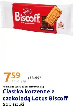 Action Ciastka korzenne z czekoladą Lotus Biscoff oferta