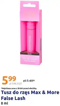 Action Tusz do rzęs Max & More False Lash oferta