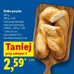 Lidl Bułka paryska oferta