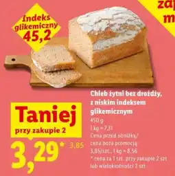Lidl Chleb żytni bez drożdży oferta