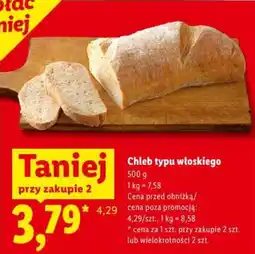 Lidl Chleb typu włoskiego oferta