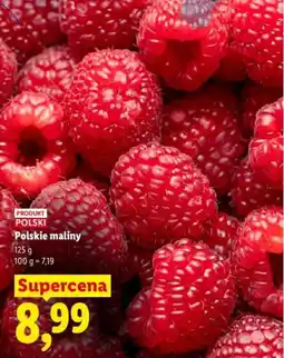 Lidl Polskie maliny oferta