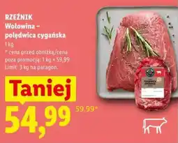 Lidl Rzeźnik Wołowina - polędwica cygańska oferta