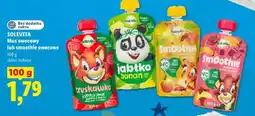 Lidl Solevita Mus owocowy lub smoothie owocowe oferta