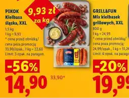 Lidl Kiełbasa Śląska XXL oferta
