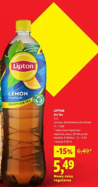 Lidl Lipton Ice Tea oferta