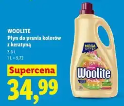 Lidl Płyn do prania kolorów z keratyną Woolite oferta