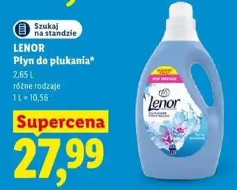 Lidl Płyn do płukania Lenor oferta