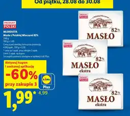 Lidl Mlekovita Masło z Polskiej Mleczarni 82% oferta