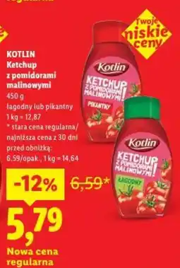 Lidl Kotlin Ketchup z pomidorami malinowymi oferta