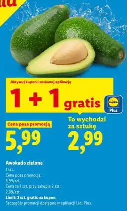 Lidl Awokado zielone oferta