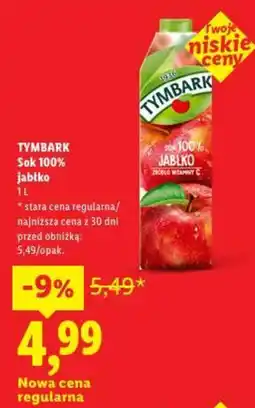 Lidl Sok 100% jabłko oferta