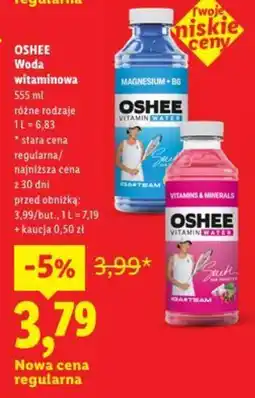 Lidl Woda witaminowa OSHEE oferta