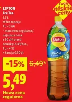 Lidl Lipton Ice Tea oferta